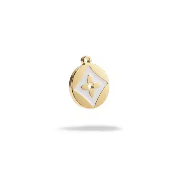 Pendentif étoile — Acier inoxydable doré